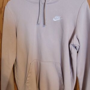 Nike Men's Light Gray Hoodie